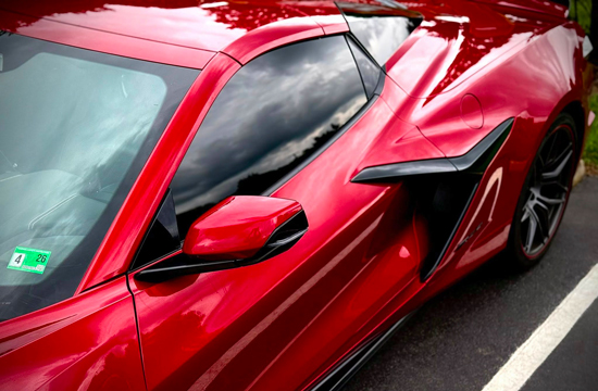 corvette with stratos window tint