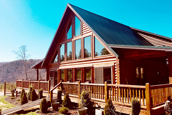 a-frame house window tint